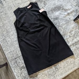 New Evri 2X 3X Little Black Dress with Faux Sue